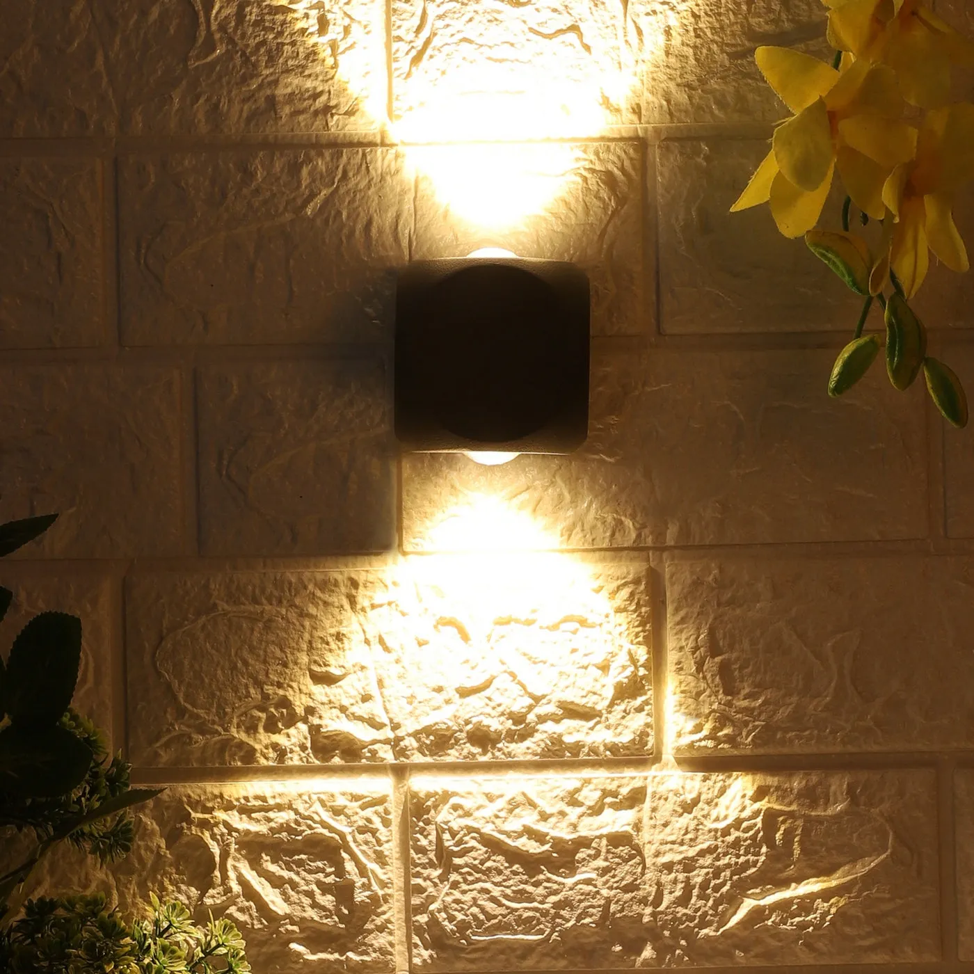 GreyMetal Outdoor Wall Light 42445-WW-GY-UP-DN