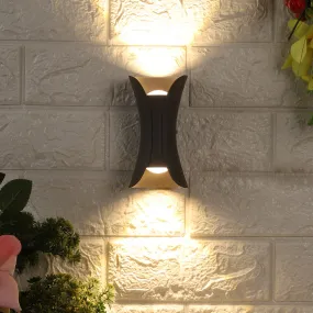 GreyMetal Outdoor Wall Light 42454-WW-GY-UP-DN