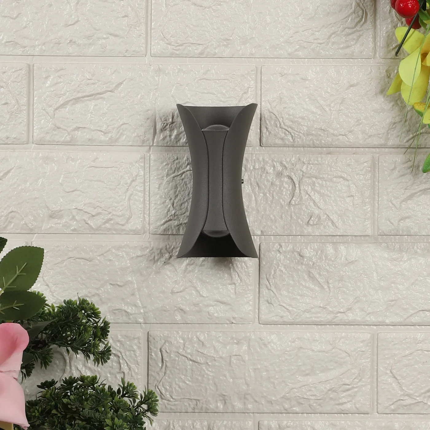 GreyMetal Outdoor Wall Light 42454-WW-GY-UP-DN