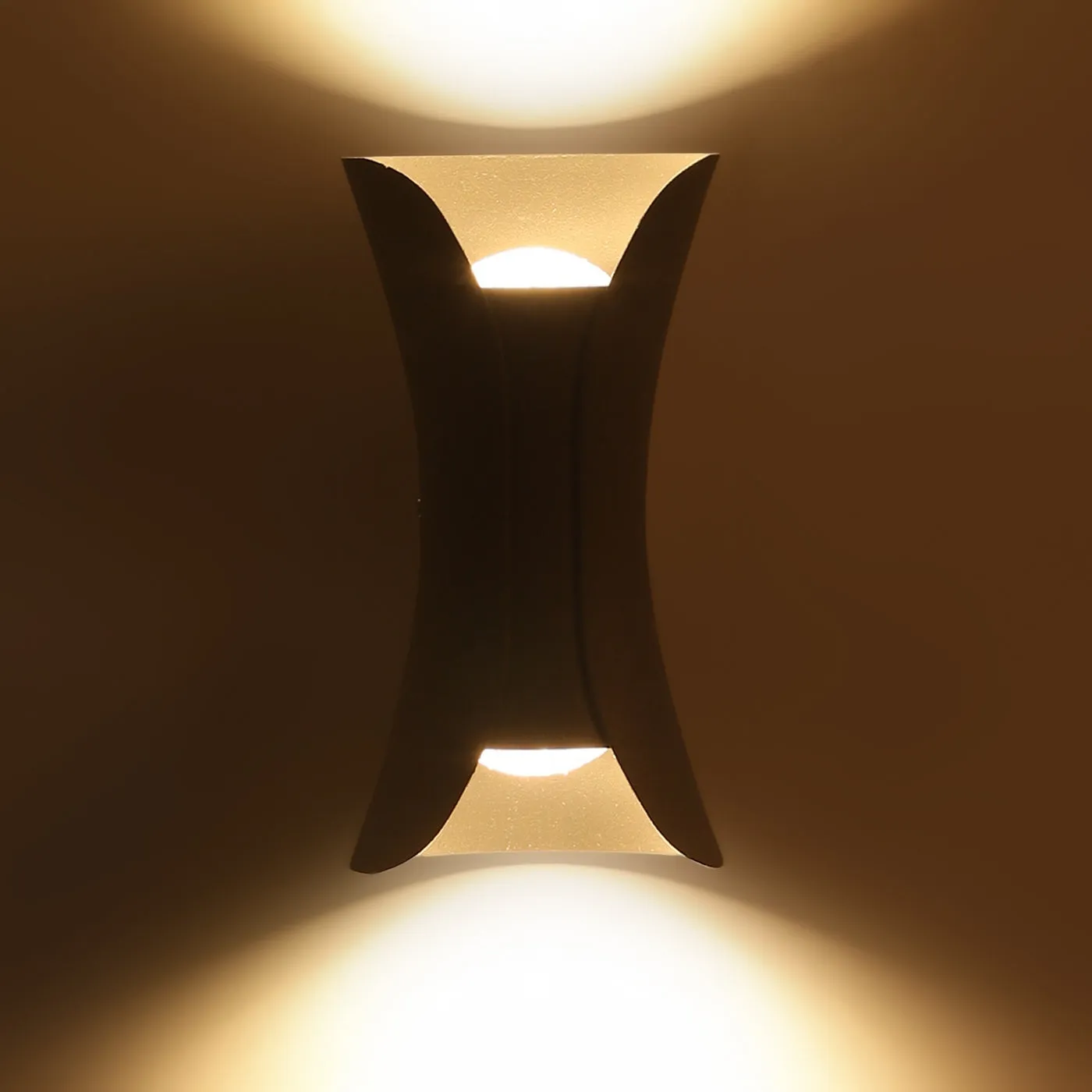 GreyMetal Outdoor Wall Light 42454-WW-GY-UP-DN