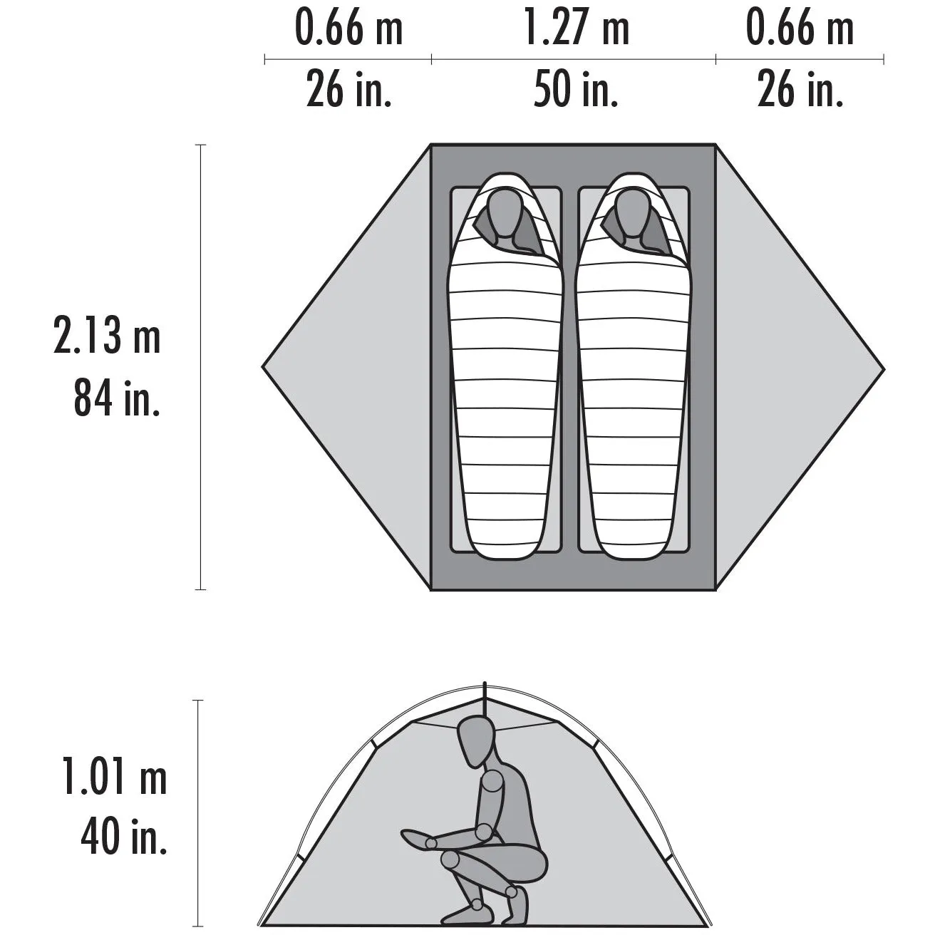Hubba Hubba 2-Person Backpacking Tent (V9)