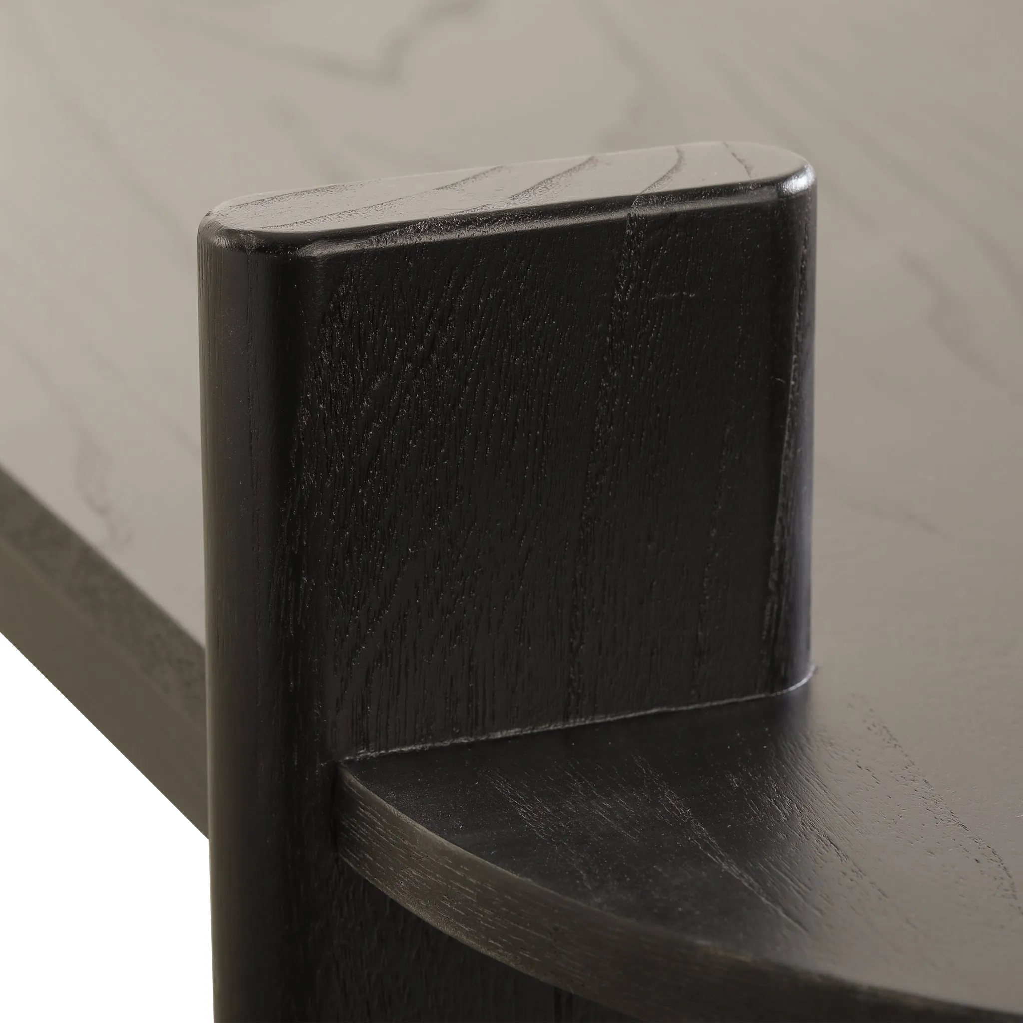 Jahoda 1.6m Black Elm Bench - Natural Linen