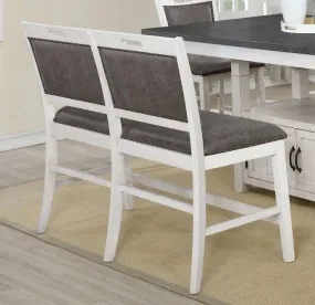 Jonah White Counter Height Bench