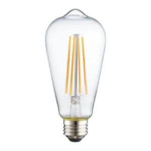LED Classic Filament ST19 Lamp E26 Clear - 2.5", 8W, 30K