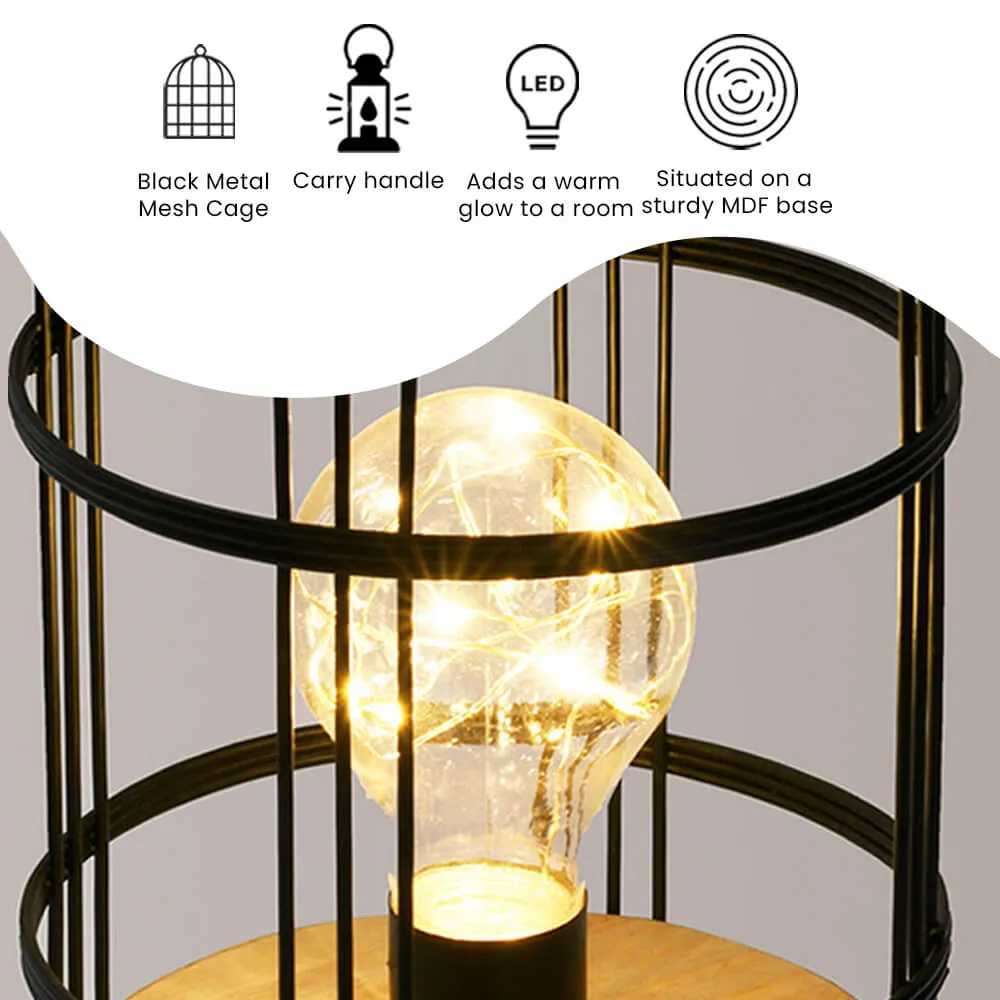 LED Hanging Metal Lantern