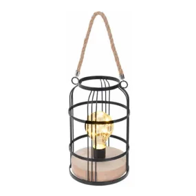 LED Hanging Metal Lantern