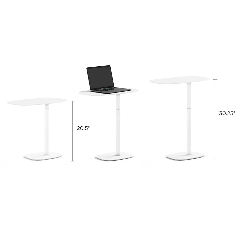 Lift Laptop Table - White