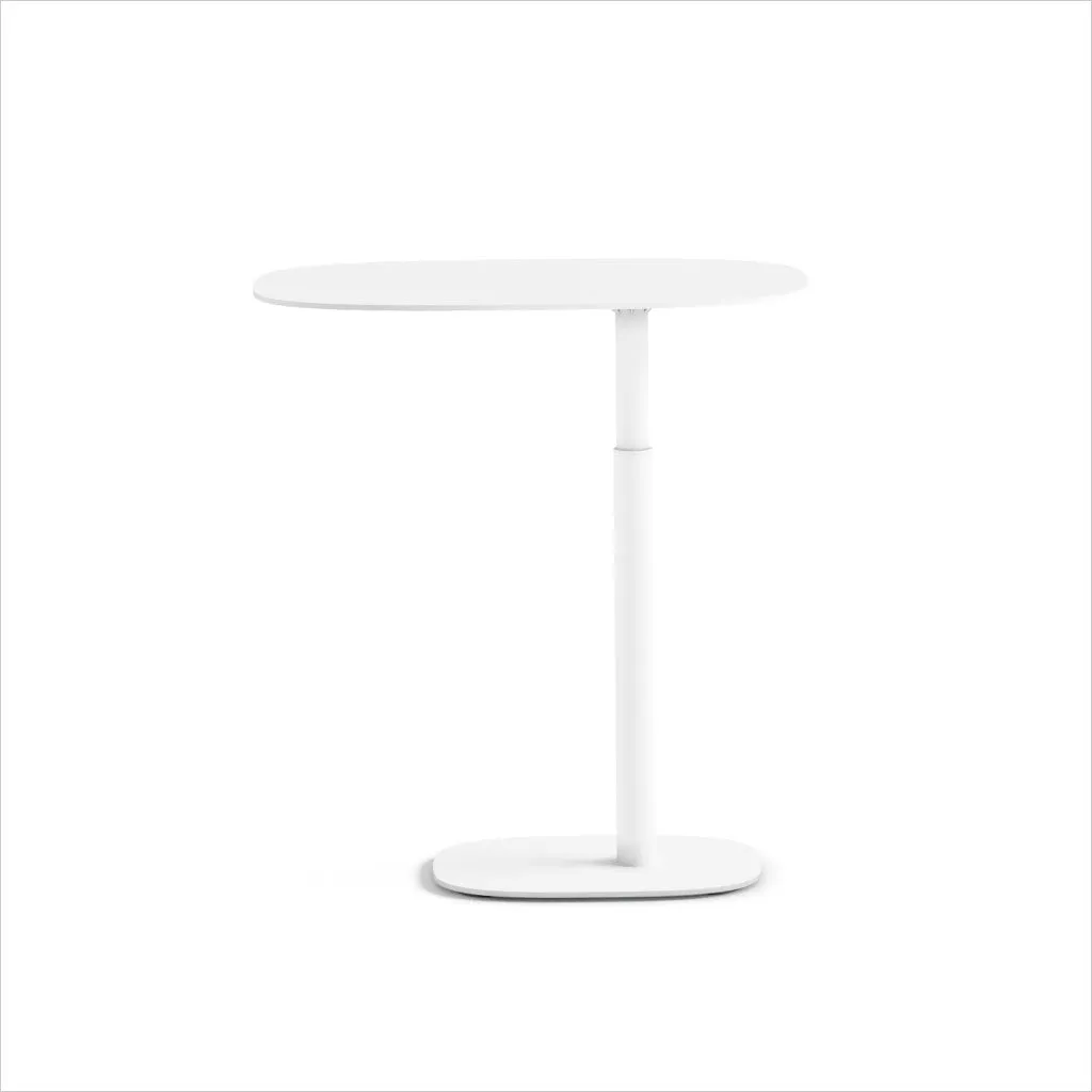 Lift Laptop Table - White