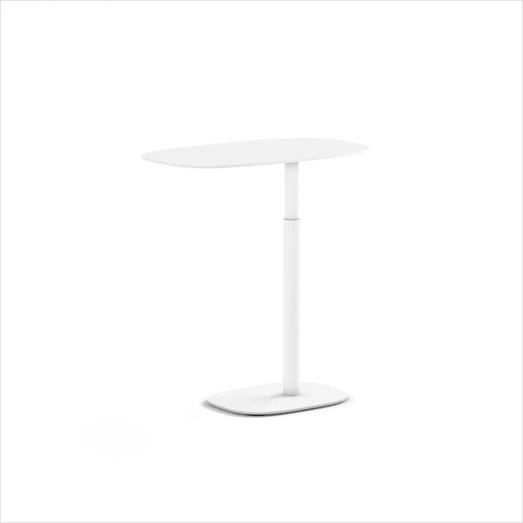 Lift Laptop Table - White