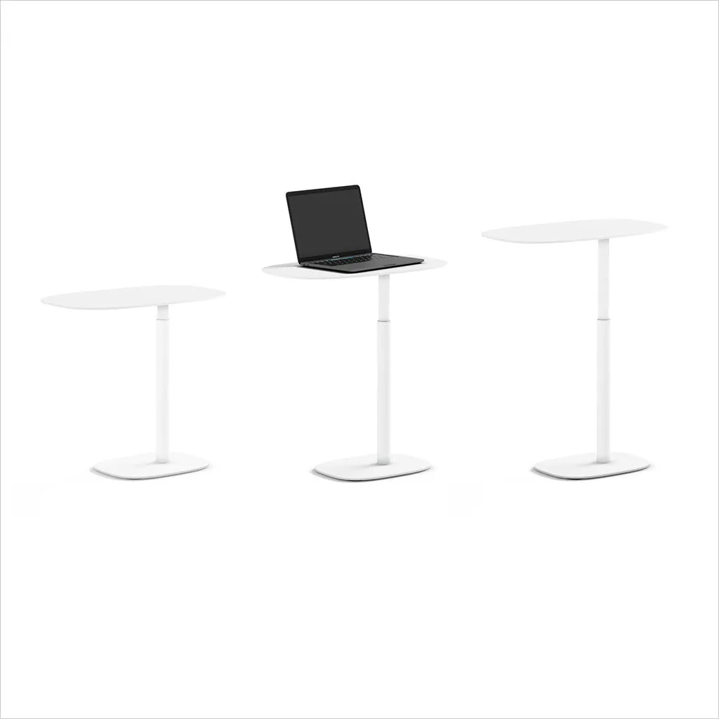 Lift Laptop Table - White