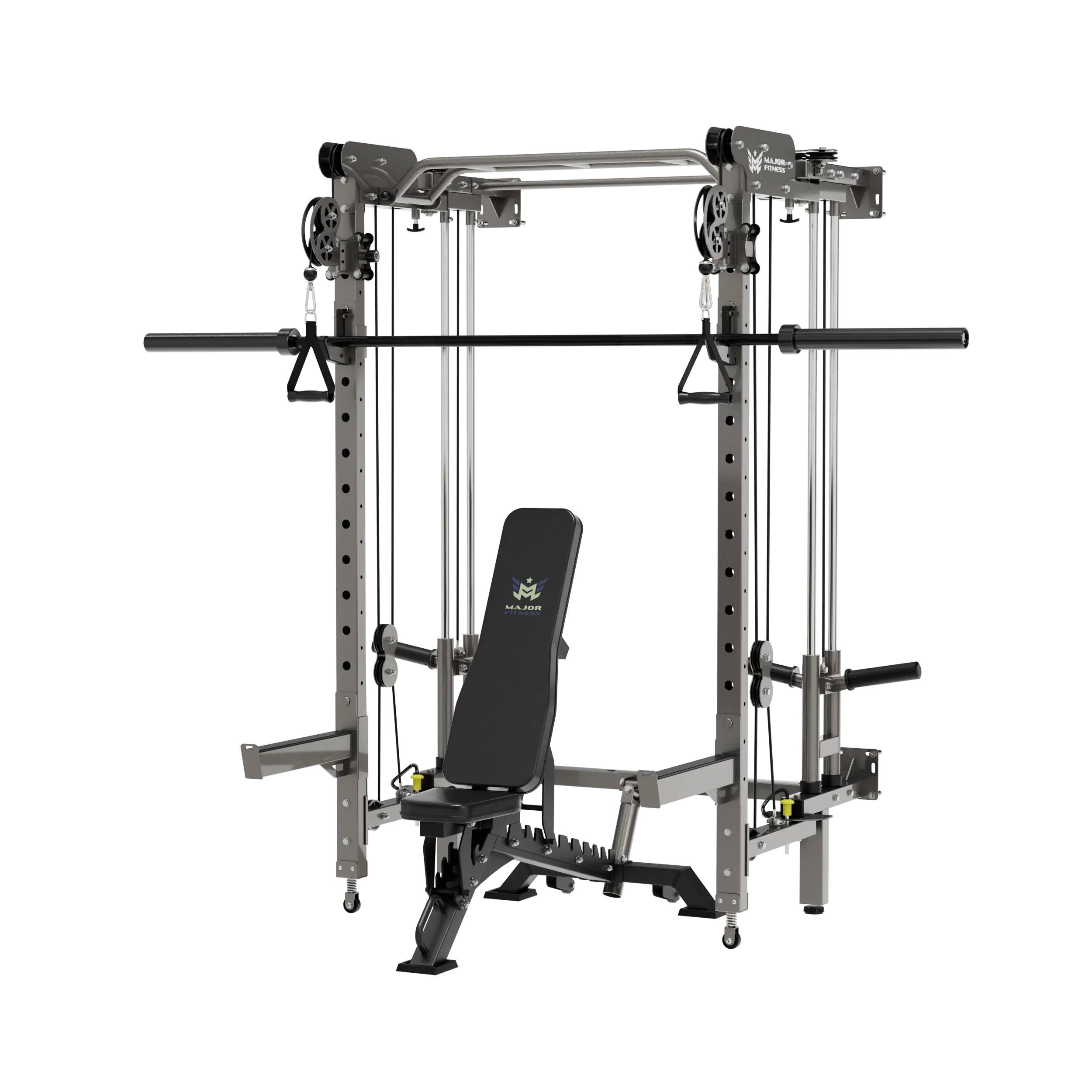 MAJOR FITNESS Lightning F35 Folding Power Rack All-In-One Home Gym