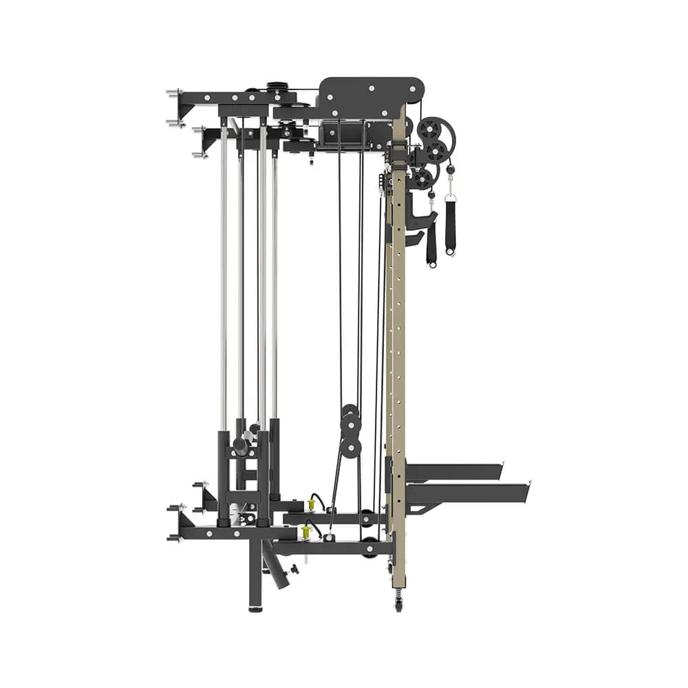 MAJOR FITNESS Lightning F35 Folding Power Rack All-In-One Home Gym