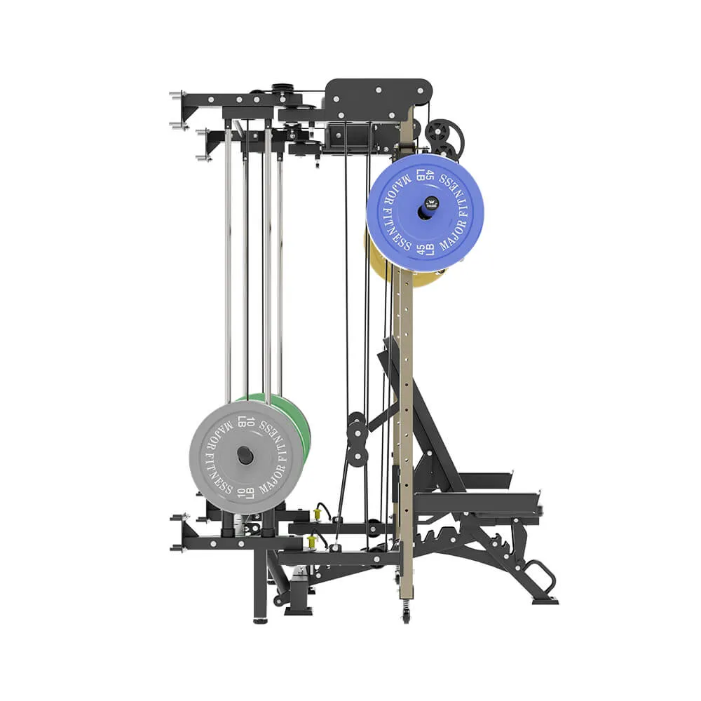 MAJOR FITNESS Lightning F35 Folding Power Rack All-In-One Home Gym