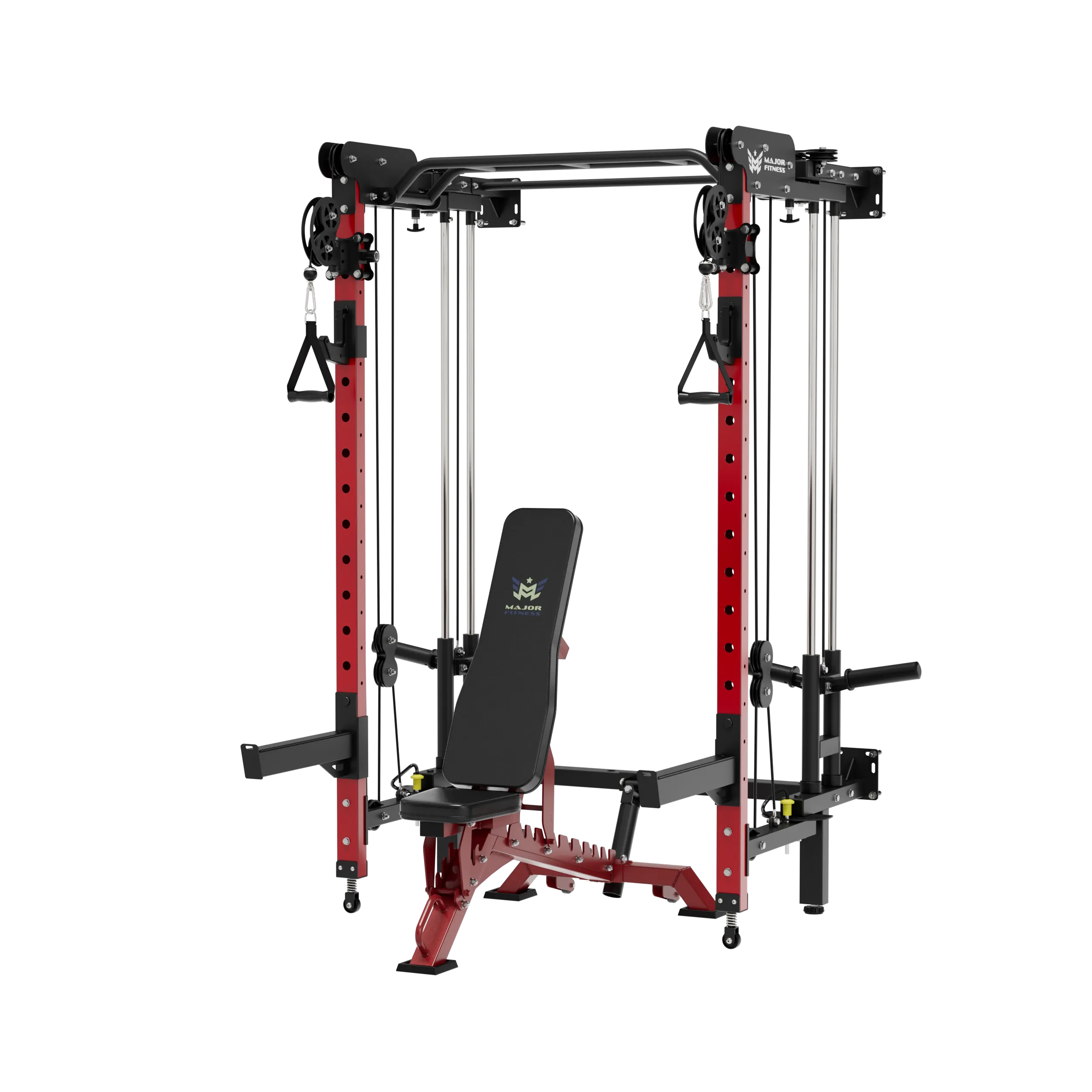 MAJOR FITNESS Lightning F35 Folding Power Rack All-In-One Home Gym