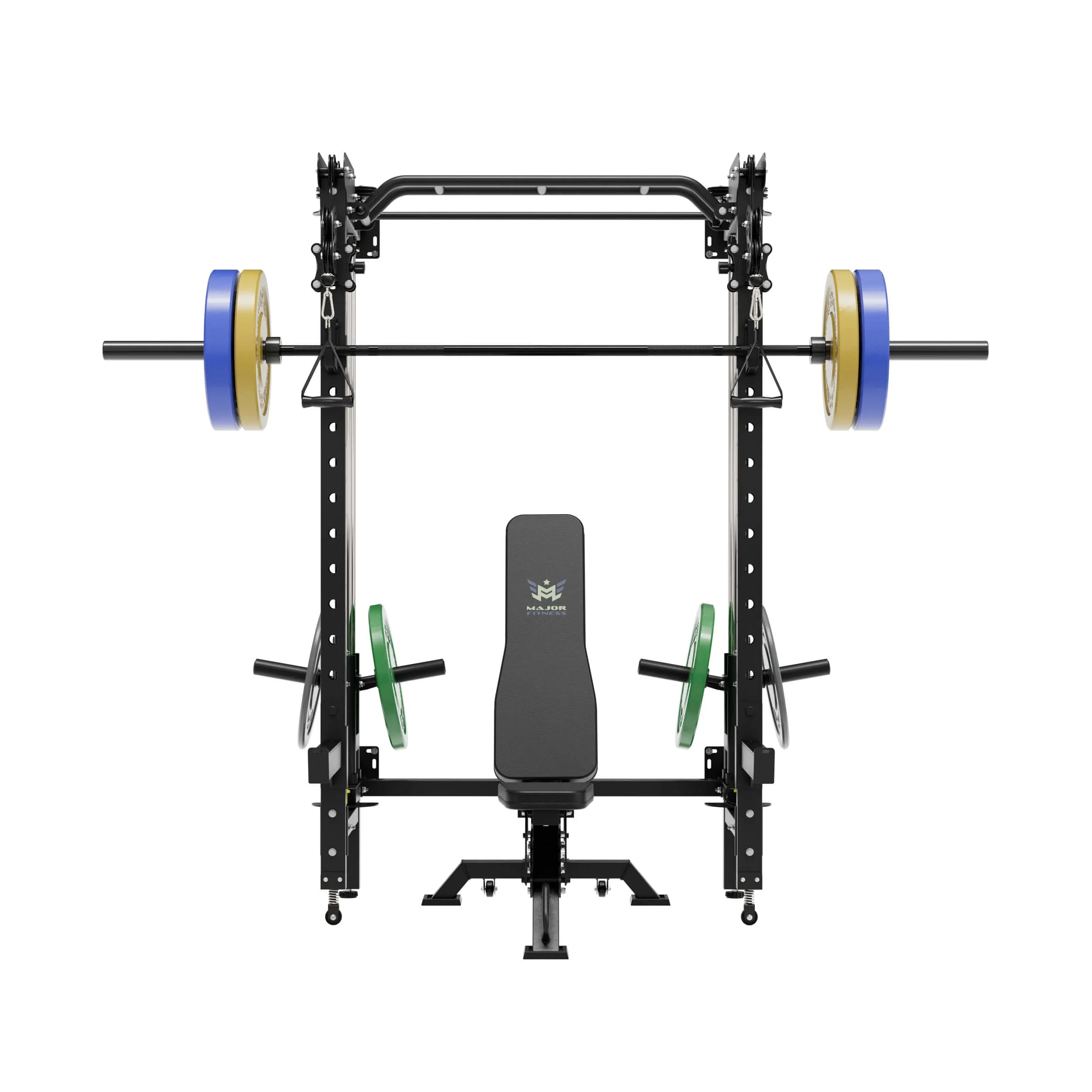 MAJOR FITNESS Lightning F35 Folding Power Rack All-In-One Home Gym