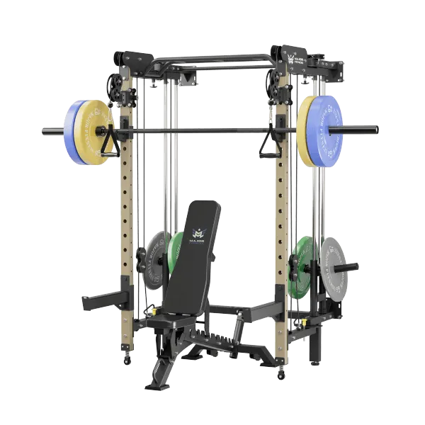 MAJOR FITNESS Lightning F35 Folding Power Rack All-In-One Home Gym