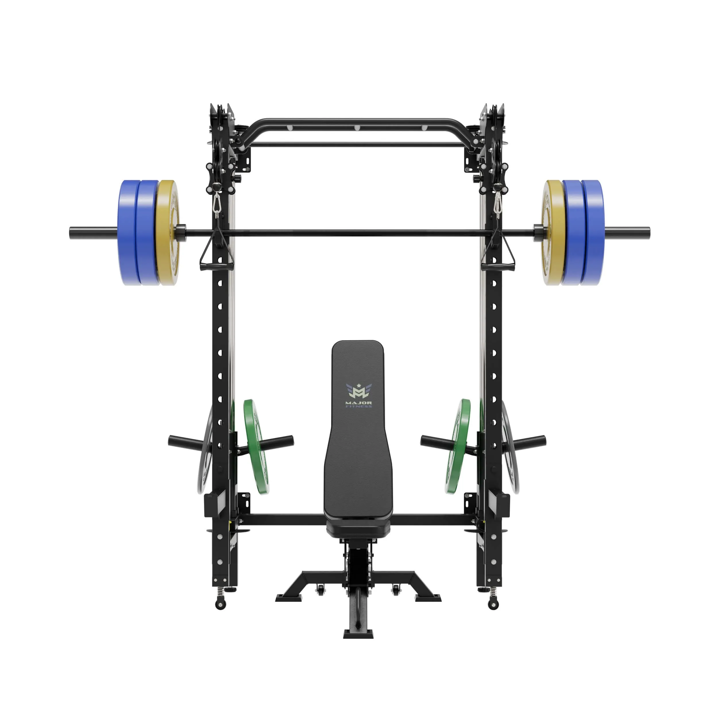 MAJOR FITNESS Lightning F35 Folding Power Rack All-In-One Home Gym