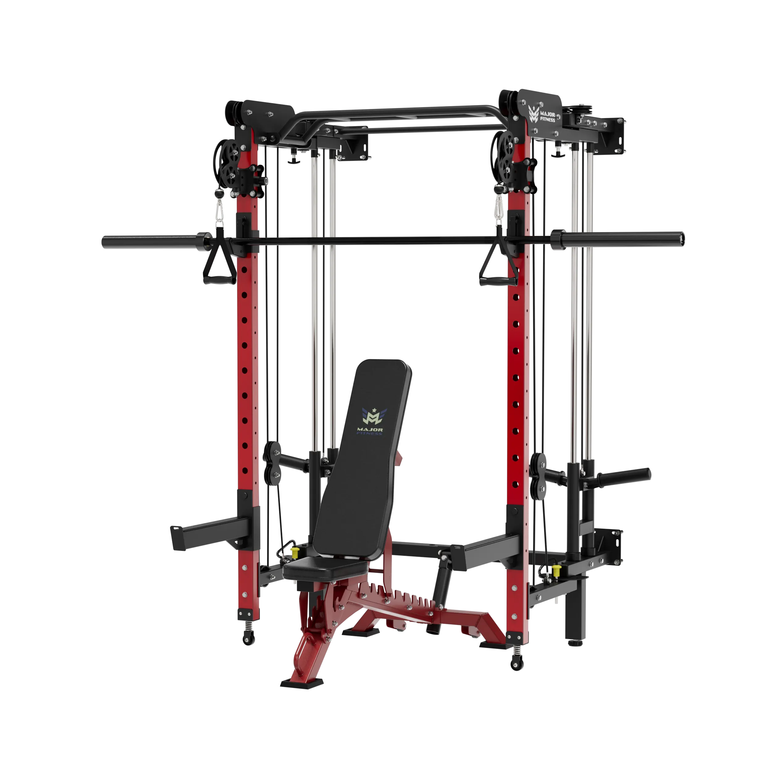 MAJOR FITNESS Lightning F35 Folding Power Rack All-In-One Home Gym