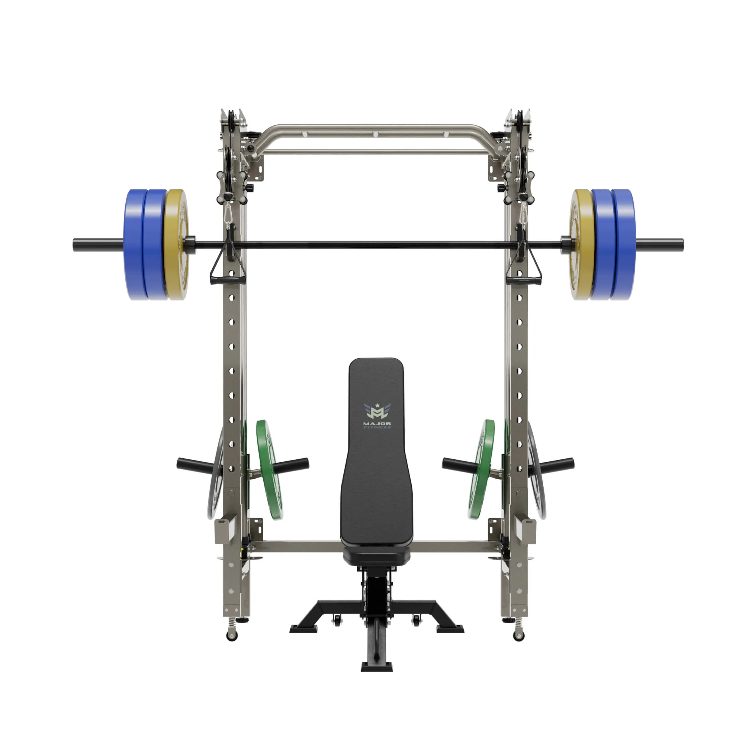 MAJOR FITNESS Lightning F35 Folding Power Rack All-In-One Home Gym