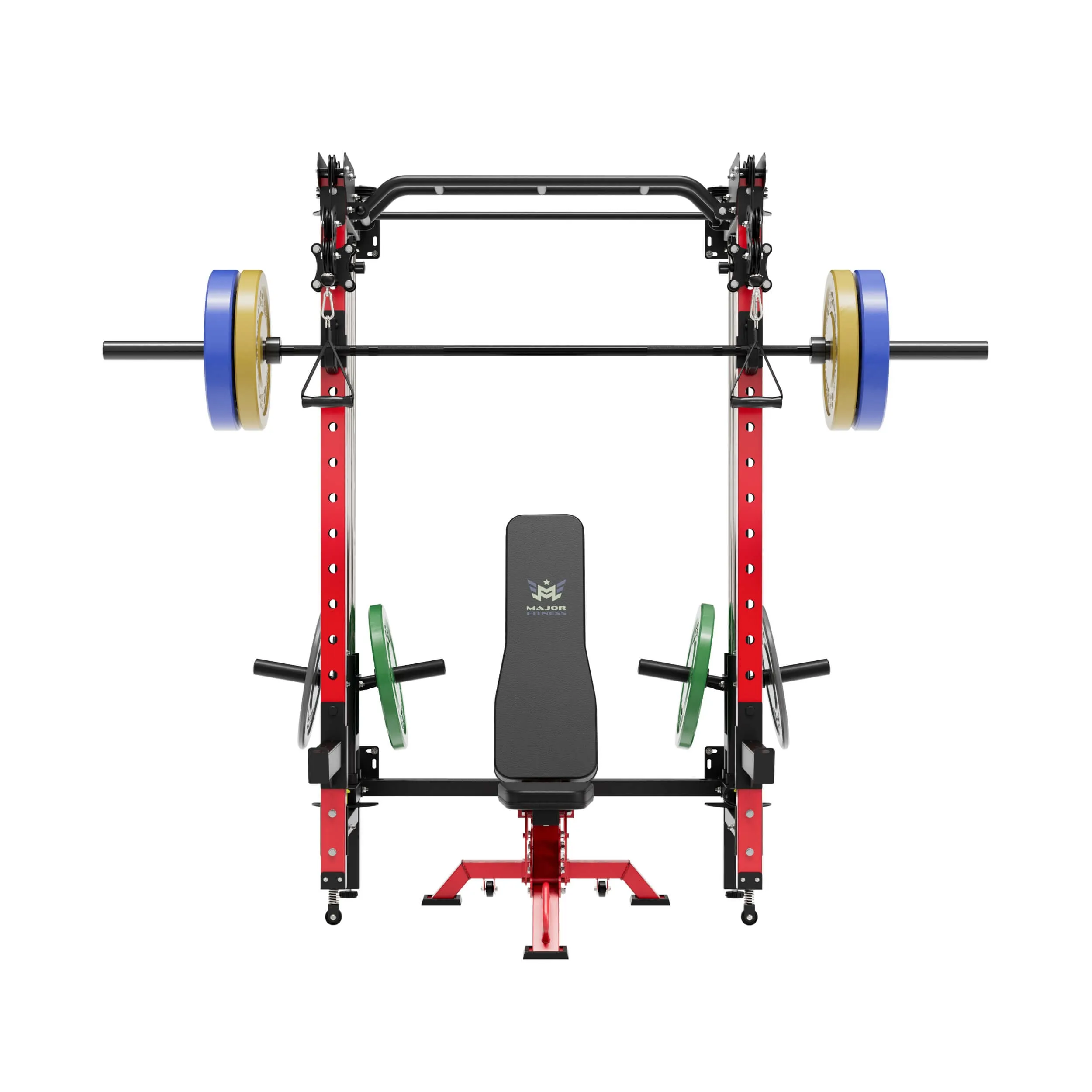 MAJOR FITNESS Lightning F35 Folding Power Rack All-In-One Home Gym