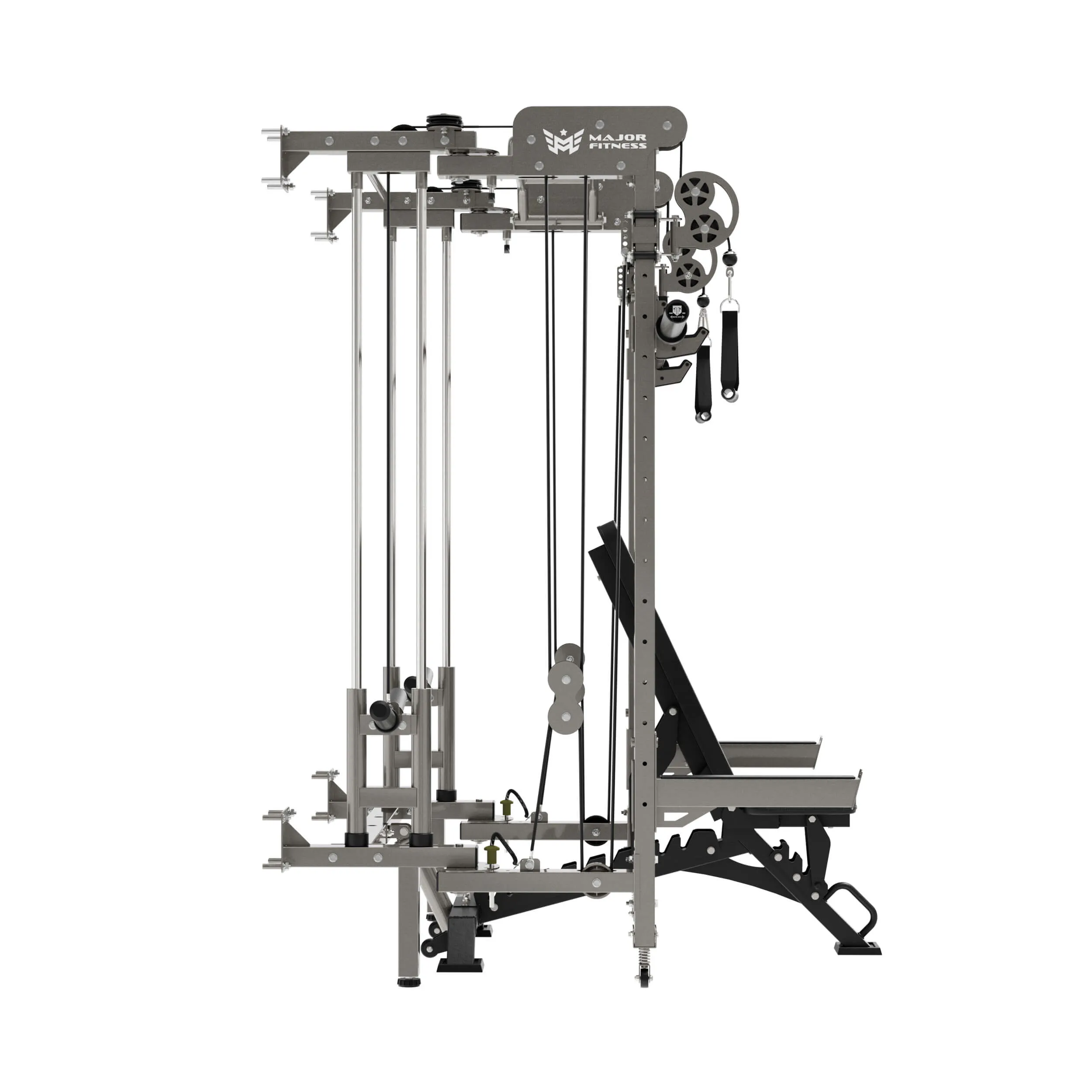 MAJOR FITNESS Lightning F35 Folding Power Rack All-In-One Home Gym