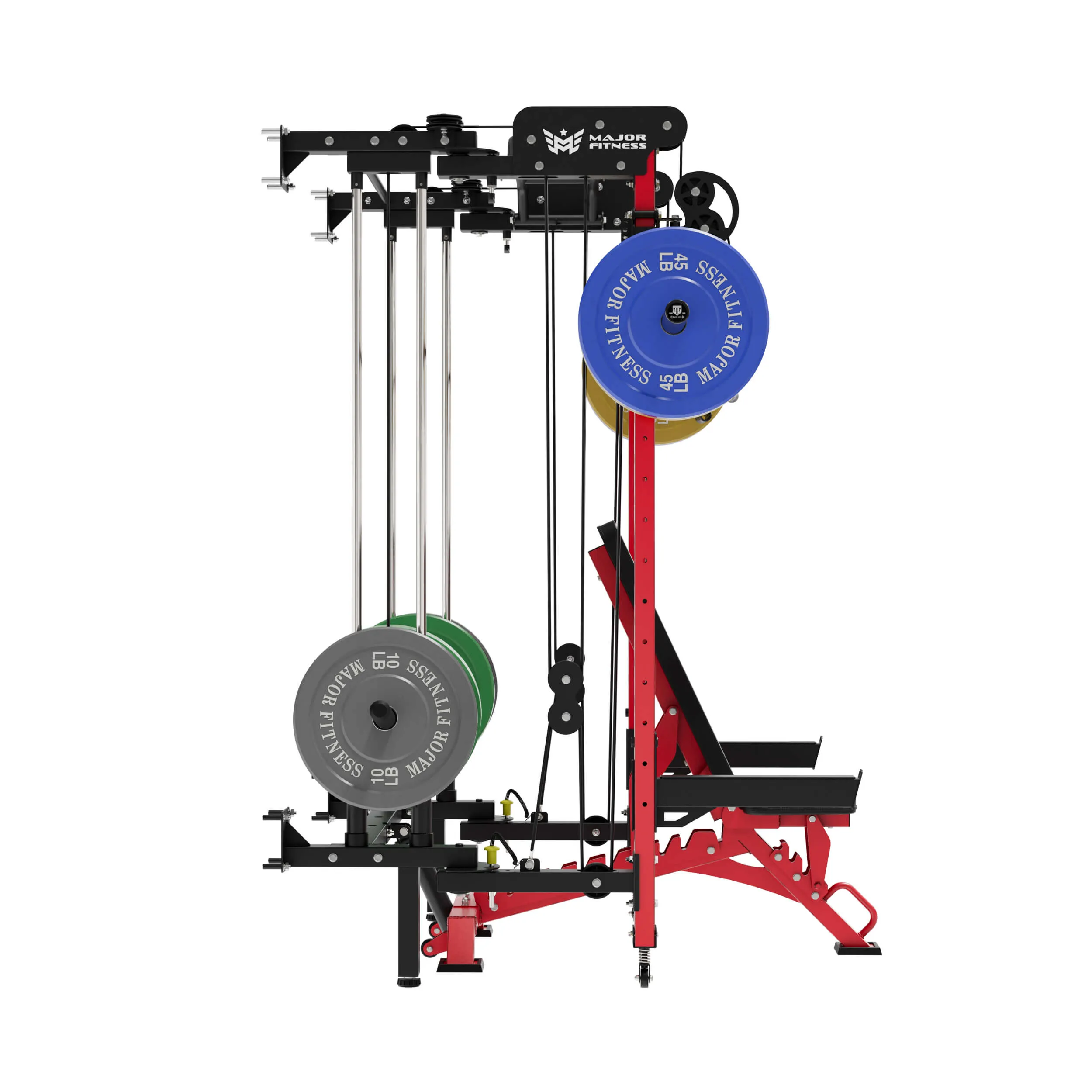 MAJOR FITNESS Lightning F35 Folding Power Rack All-In-One Home Gym