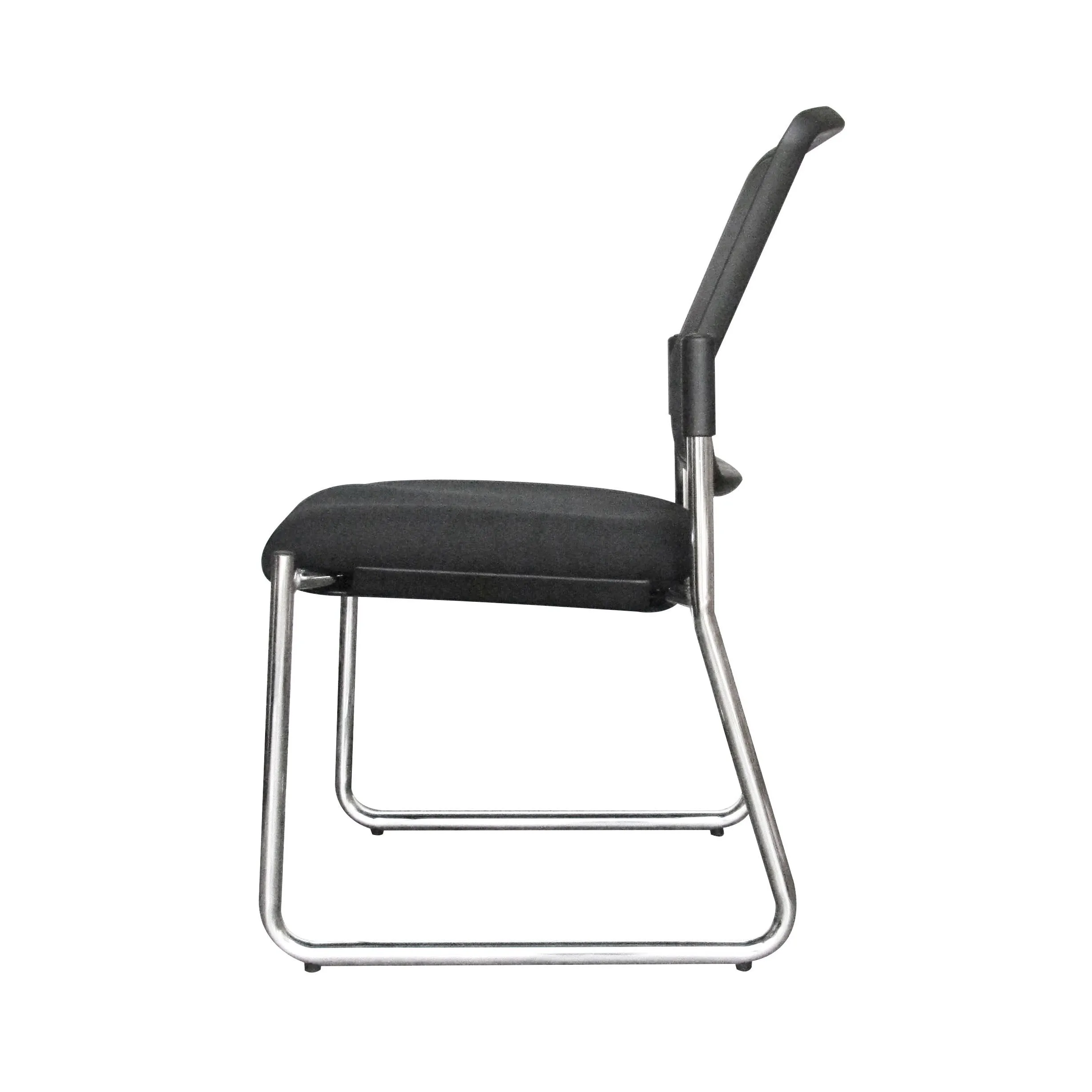 Max - Mesh Back, Chrome Frame, Standard Black Seat (no Arm)