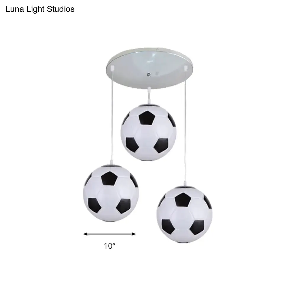 Modern 3-Light Chrome Ceiling Hanging Lamps for Bedroom – Boys Room