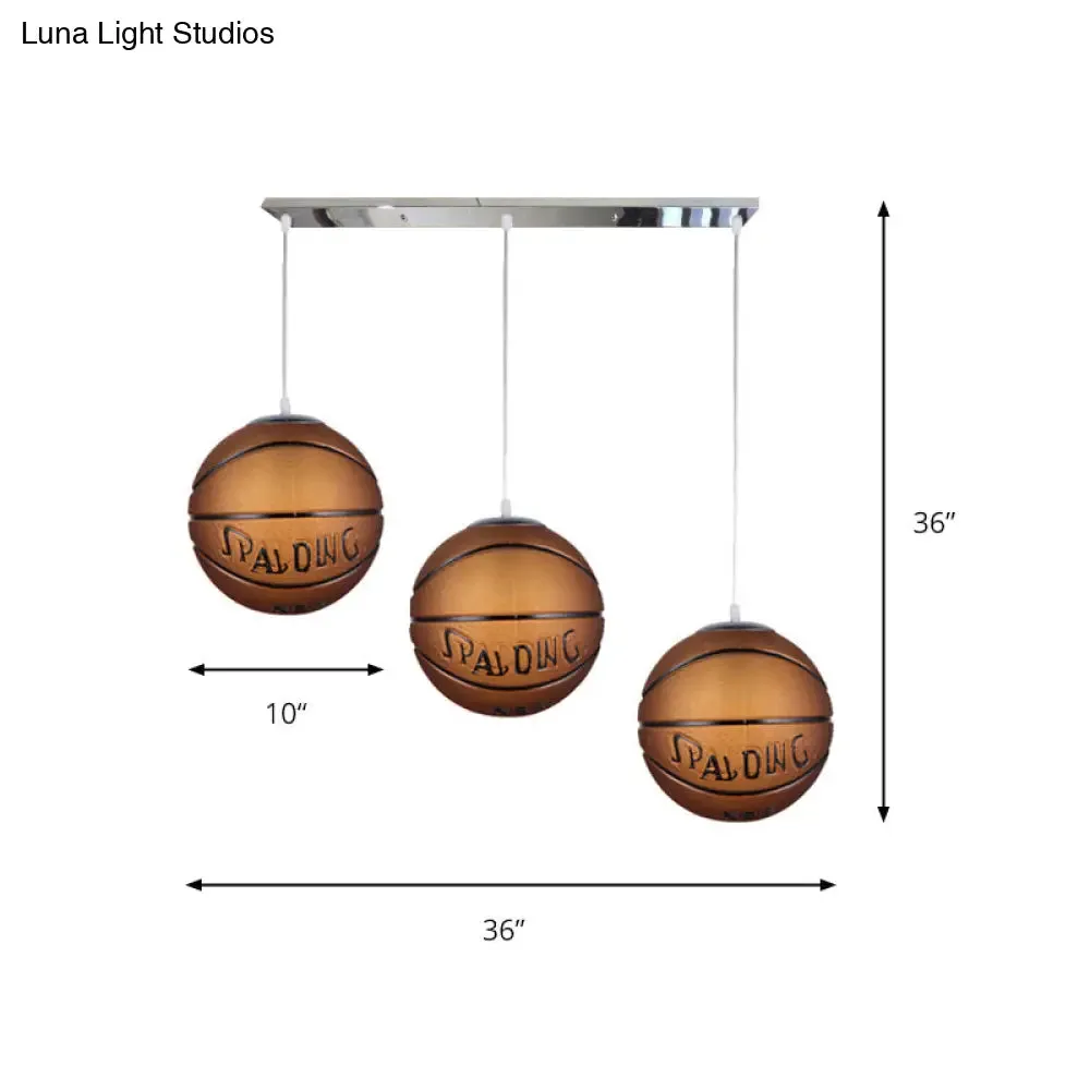 Modern 3-Light Chrome Ceiling Hanging Lamps for Bedroom – Boys Room