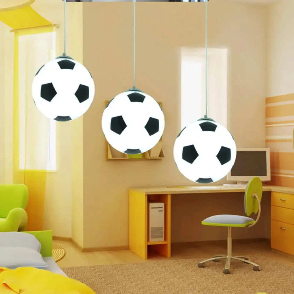 Modern 3-Light Chrome Ceiling Hanging Lamps for Bedroom – Boys Room