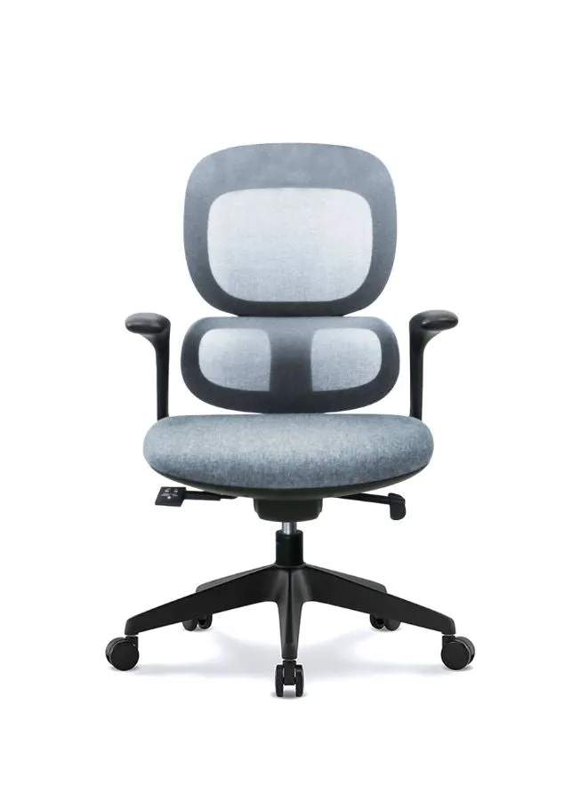 Modern Executive Ergonomic Office Chair with Sliding Seat, Without Headrest, Black Base for Office, Home and Shops