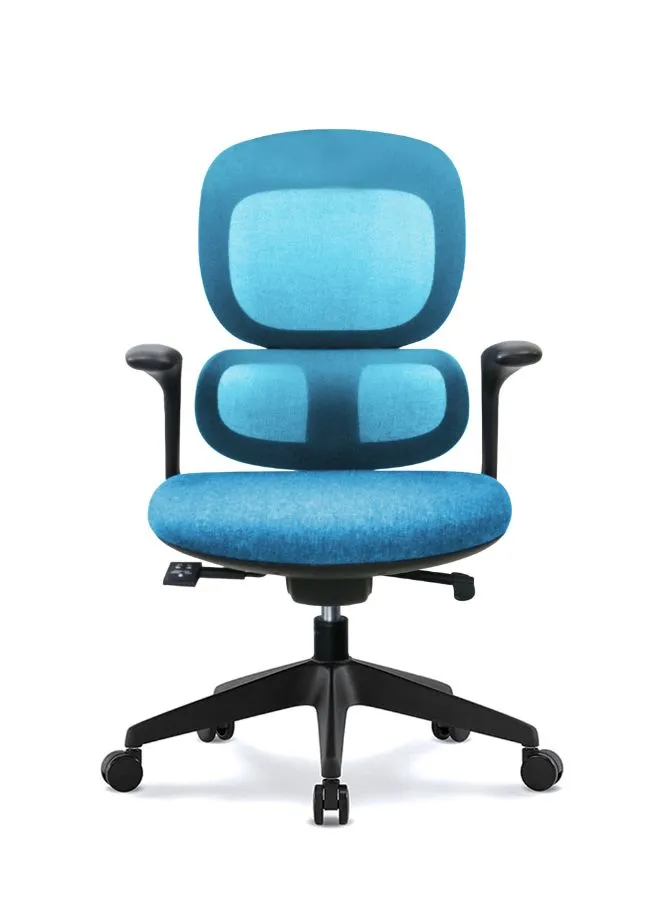 Modern Executive Ergonomic Office Chair with Sliding Seat, Without Headrest, Black Base for Office, Home and Shops