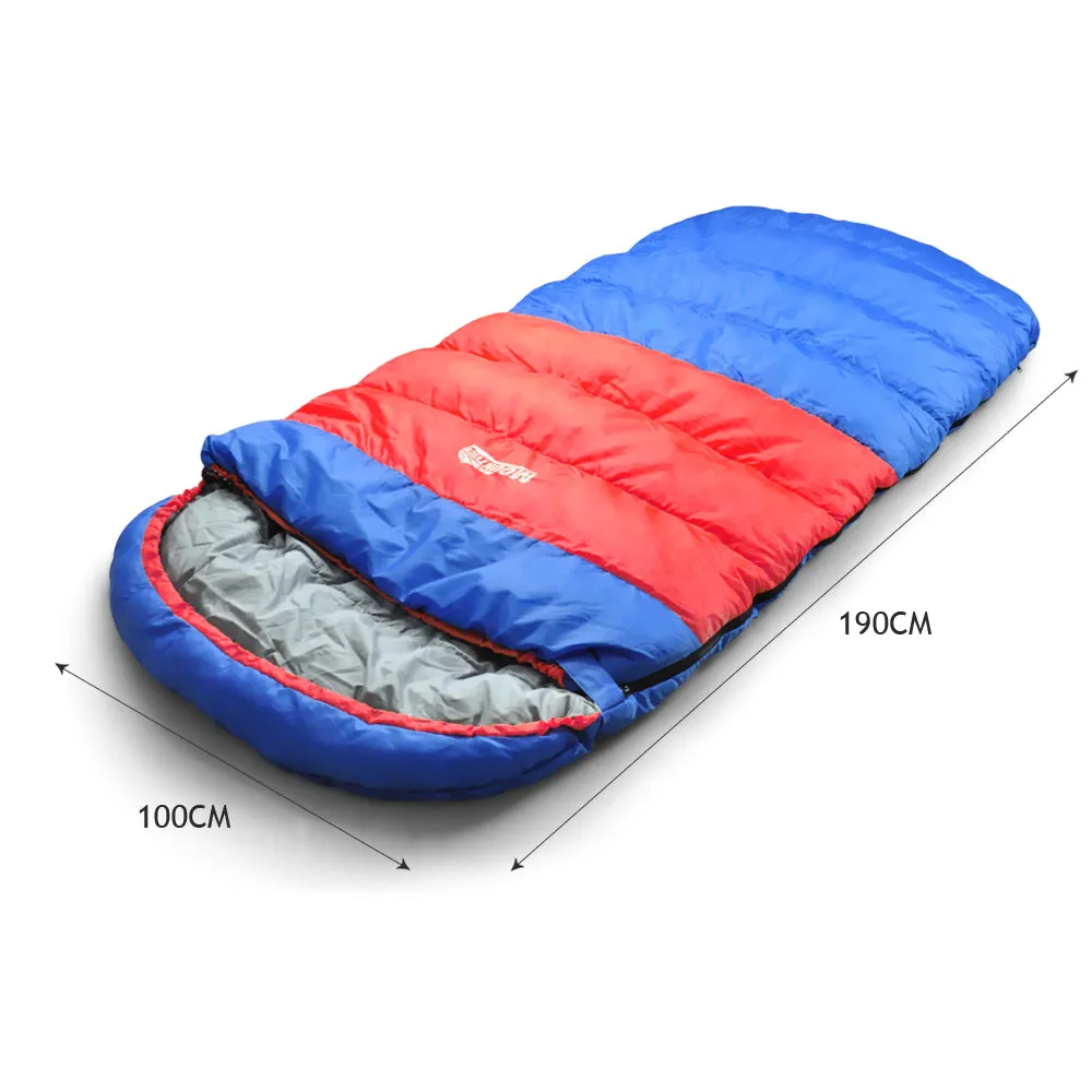 NNEDPE Camping Sleeping Bag Outdoor Thermal Hiking Tent Winter King 100x190cm