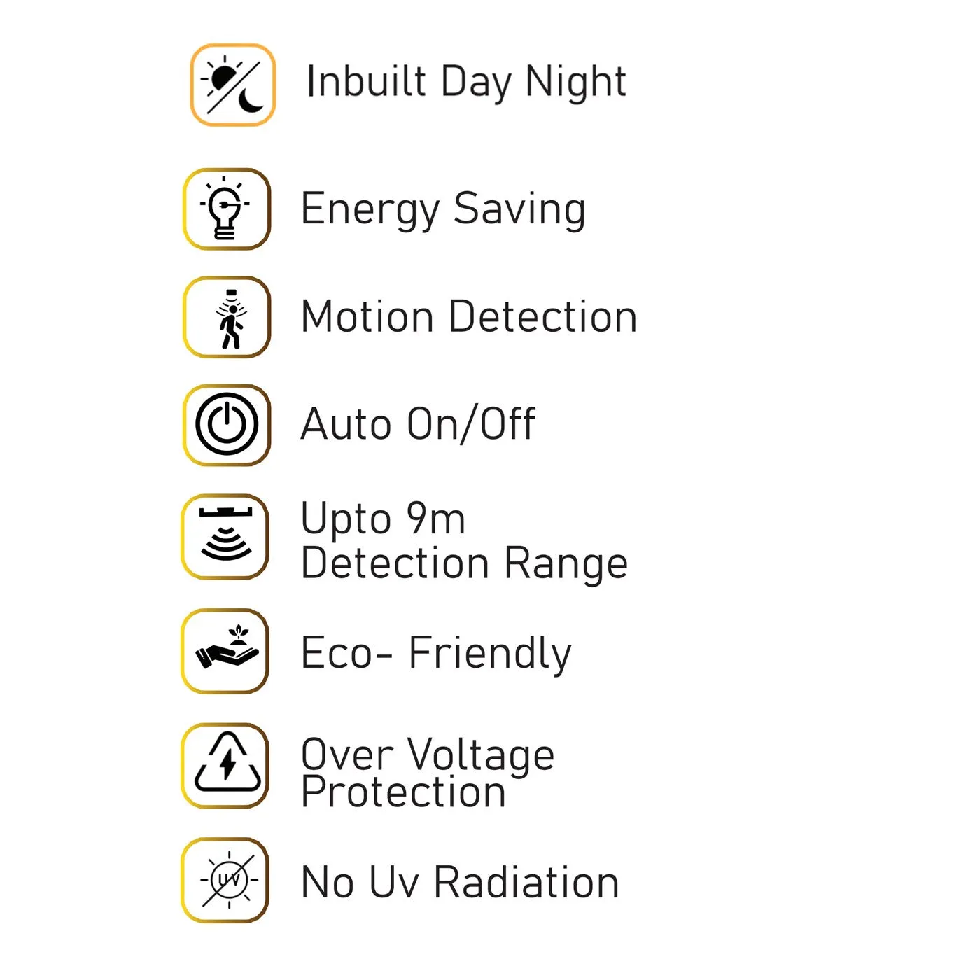 OCT-X-10XM Motion Sensor Led Bulb With Day Night Feature 10w