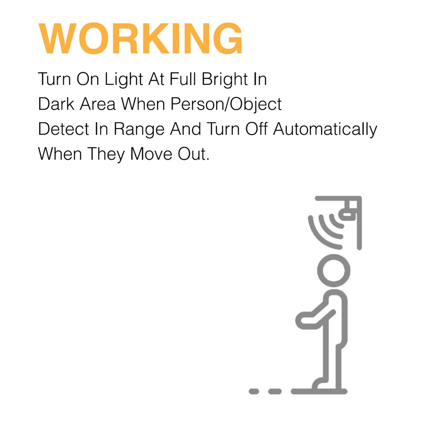 OCT-X-10XM Motion Sensor Led Bulb With Day Night Feature 10w