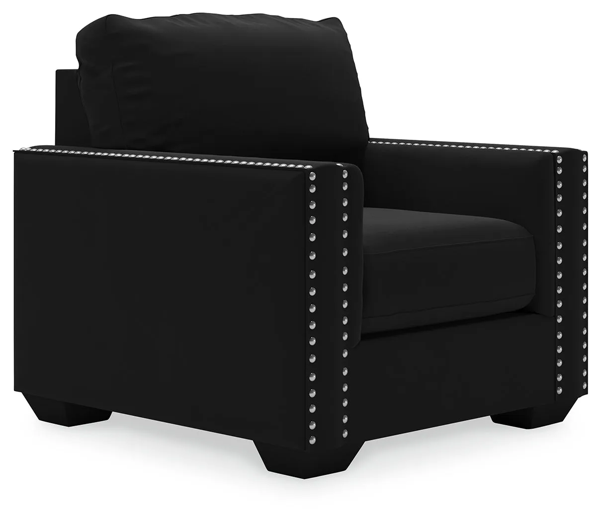(Online Special Price) Gleston Black Sofa and 2 Chairs
