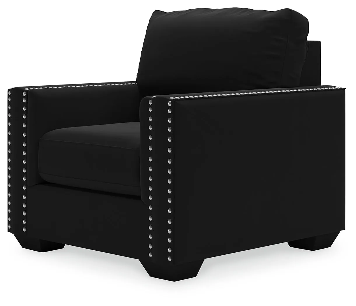 (Online Special Price) Gleston Black Sofa and 2 Chairs