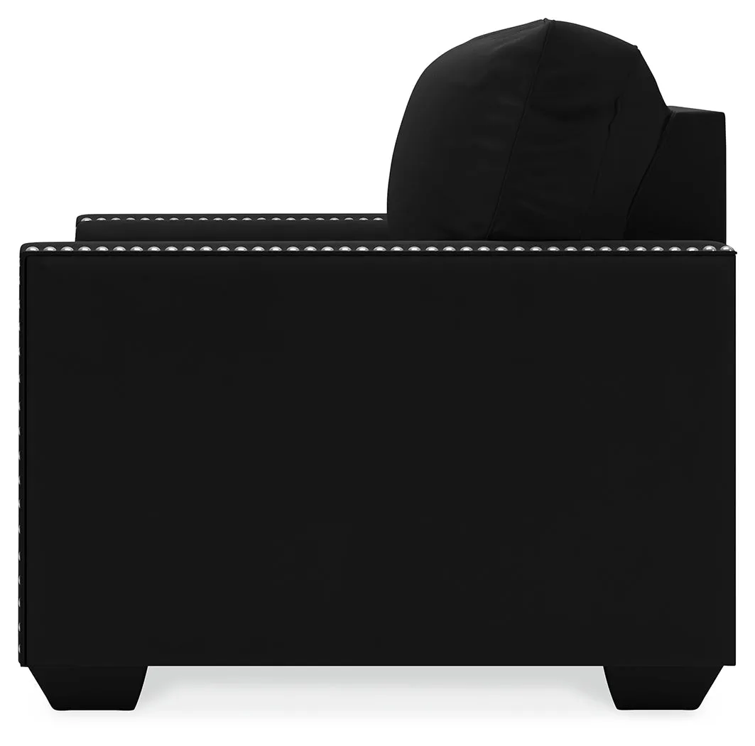 (Online Special Price) Gleston Black Sofa and 2 Chairs