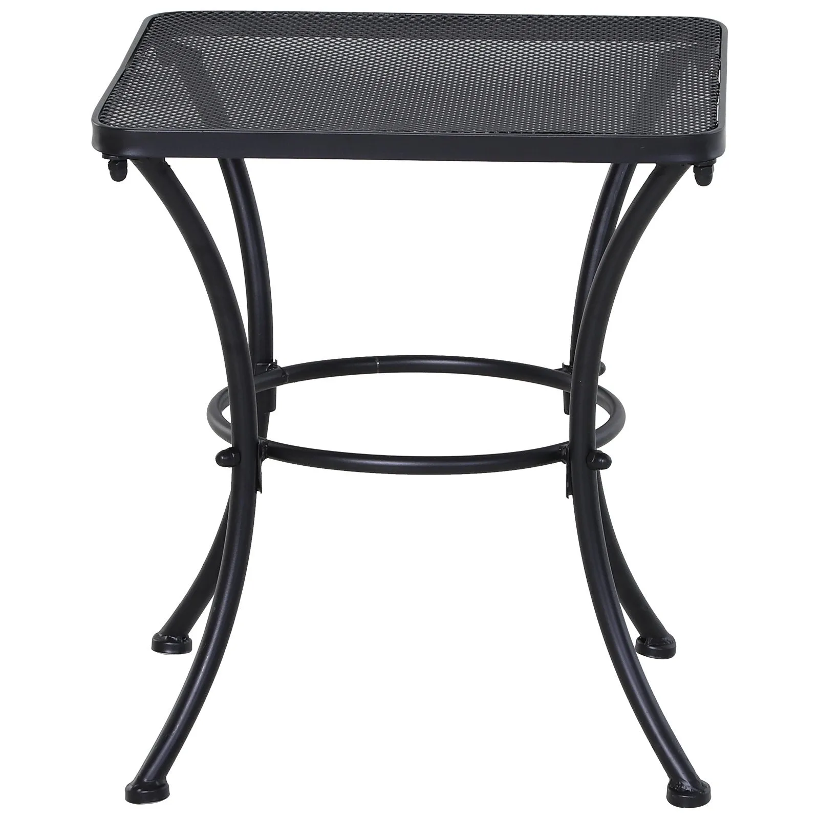 Outsunny Patio End Table - Black