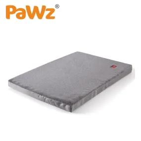 Pet Bed Foldable Dog Puppy Cushion Pad Soft Plush Black L