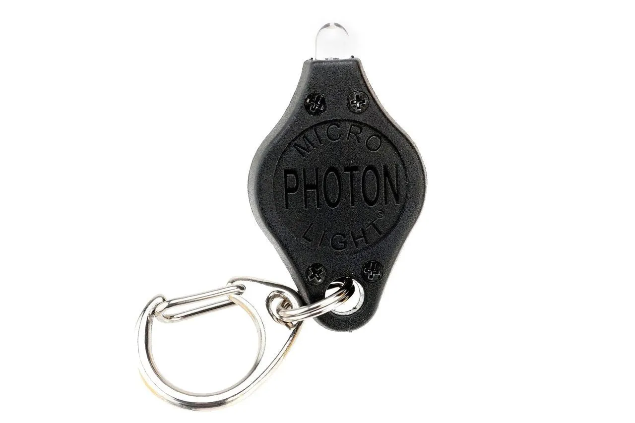 Photon Micro-Light II LED Keychain Flashlight, Black