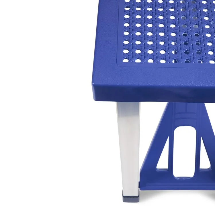 Picnic Table Portable Folding Table with Seats, Royal Blue
