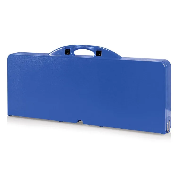 Picnic Table Portable Folding Table with Seats, Royal Blue