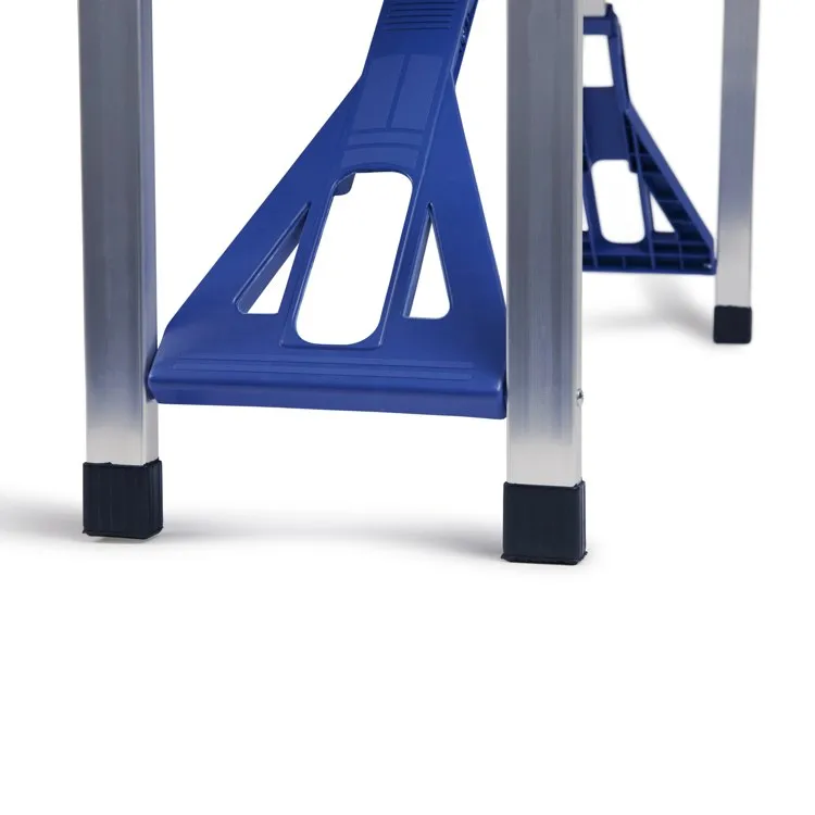 Picnic Table Portable Folding Table with Seats, Royal Blue
