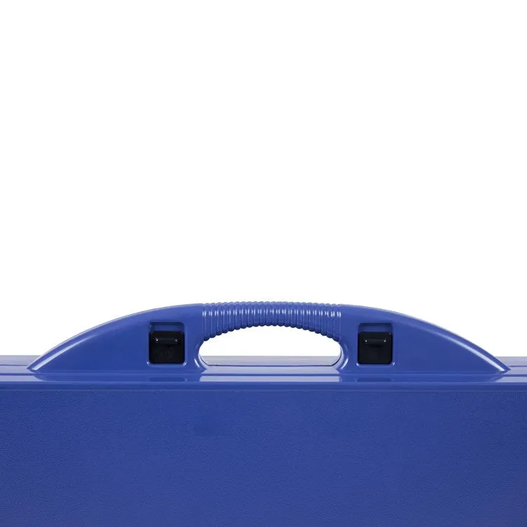 Picnic Table Portable Folding Table with Seats, Royal Blue