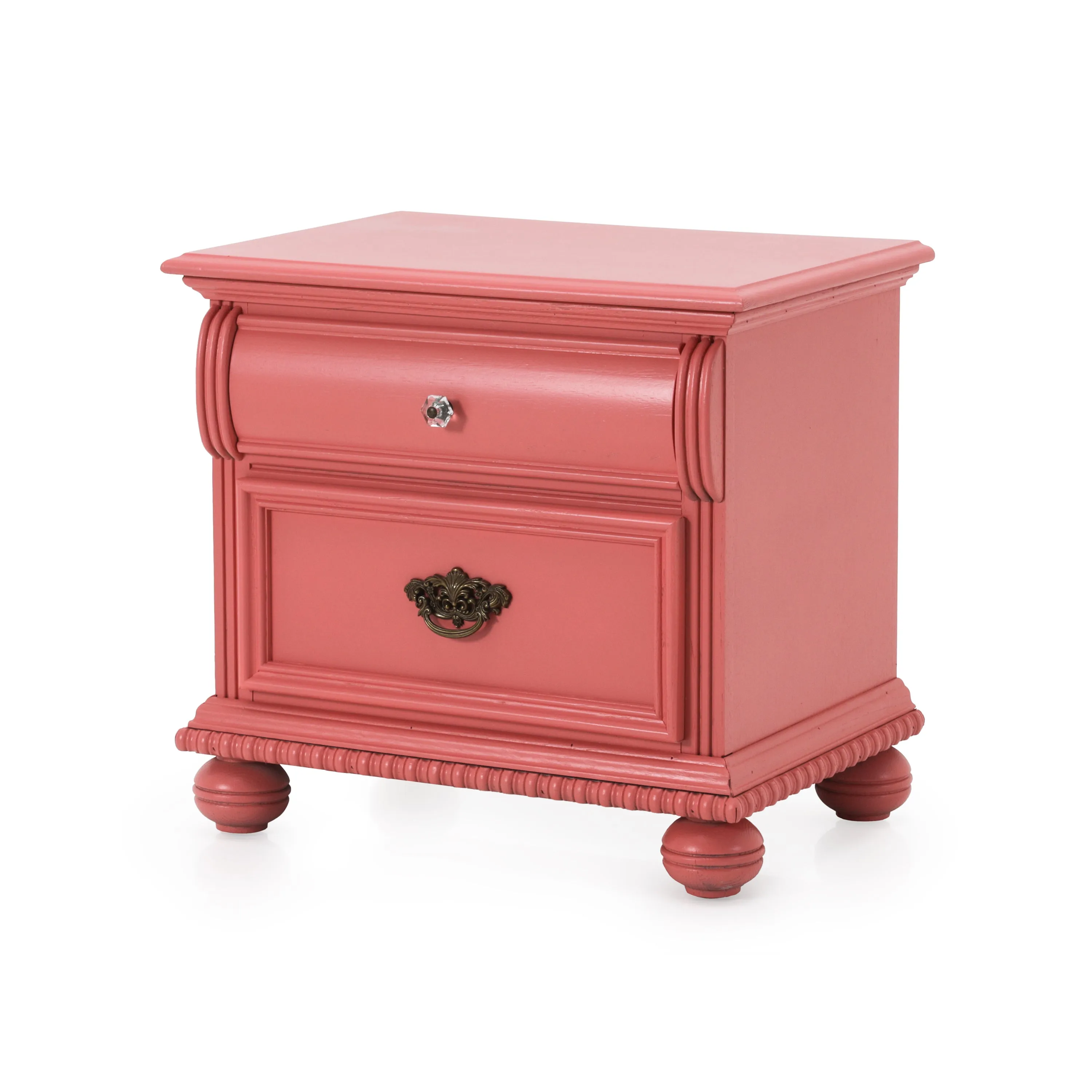 Pink Vanity w/ Marble Counter Top