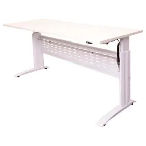 Rapid Span Electric Height Adjustable Desk 1800 X 700Mm White/White