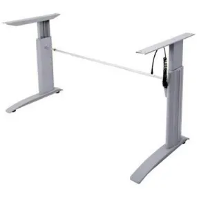 Rapid Span Electric Height Adjustable Frame (Suits 1200 To 1800 Wide Top) Silver