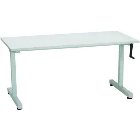 Rapidline Triumph Manual Height Adjustable Workstation 1800 X 700 X 715Mm White