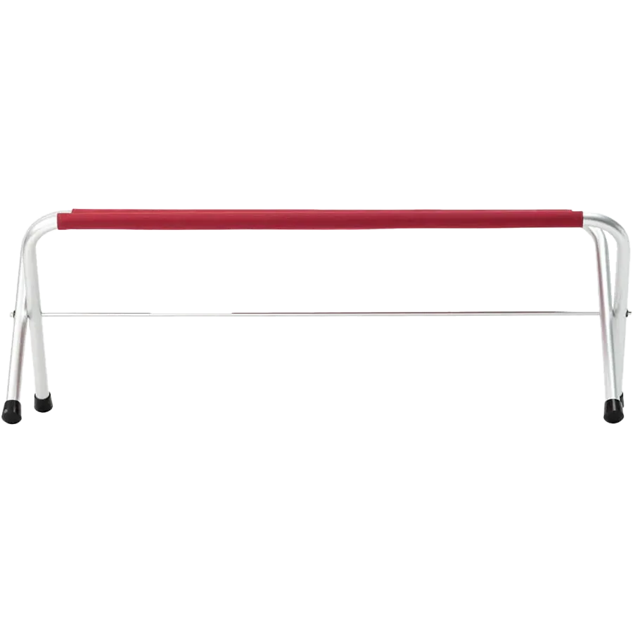 Red Folding Bench